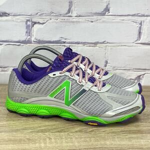 New Balance Minimus 1010 Trail Running Shoes Women's 8.5 Grey Purple Vibram USA